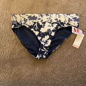 NWT CALIA Women's Wide Band Bikini Bottoms Size XXL Slate Blue